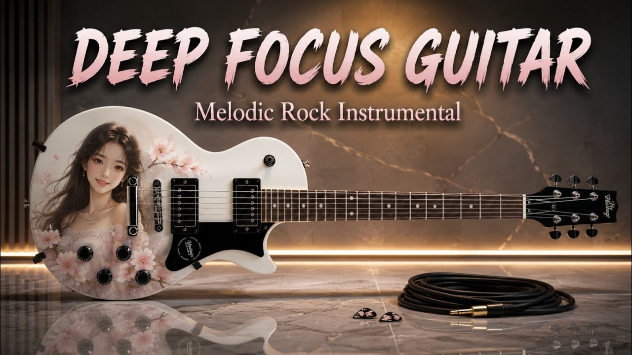 Deep Focus Guitar 🎸 | Emotional Melodic Rock for Study & Inner Peace