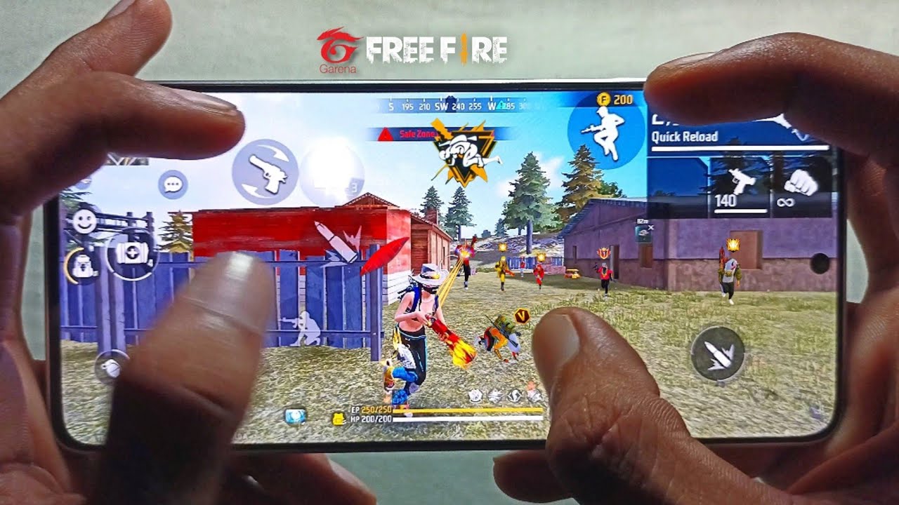 HANDCAM ⚡ Poco X6 Pro Free Fiee Gameplay