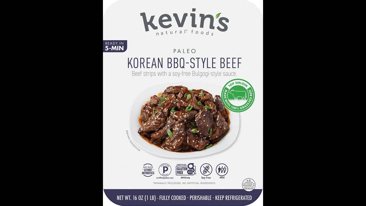 Kevin's Natural Foods Paleo Korean BBQ-Style Beef