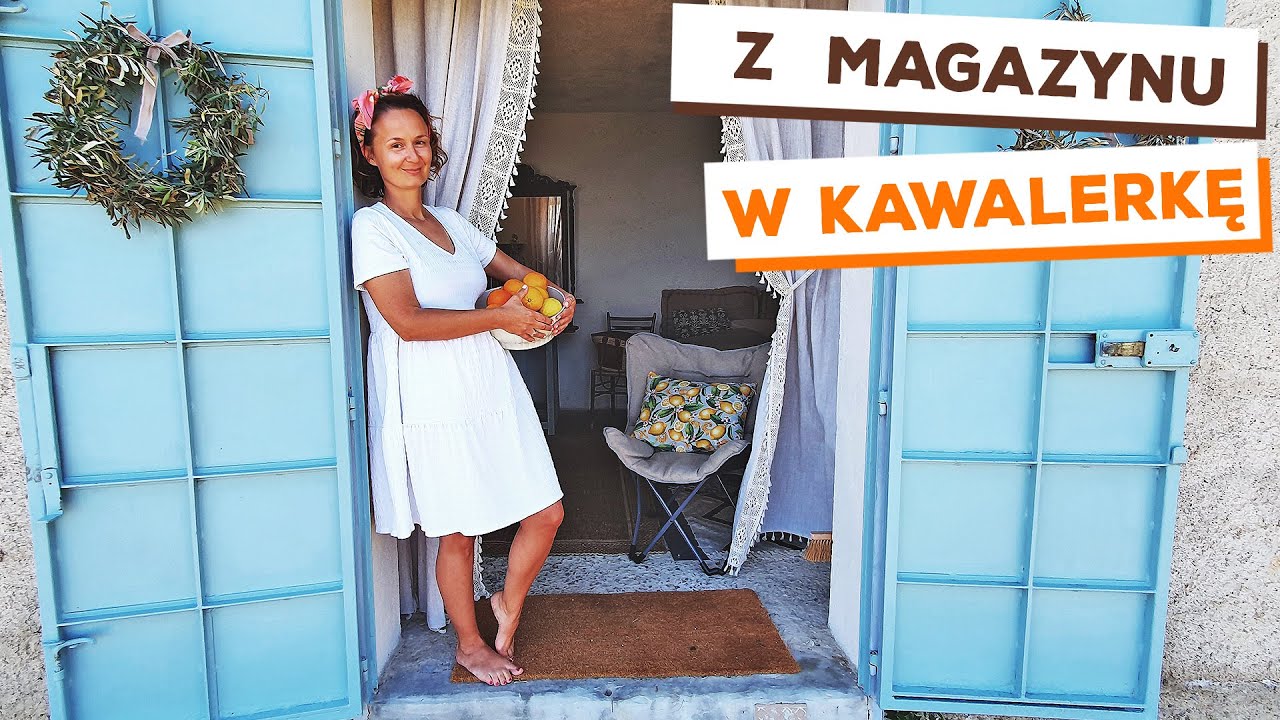 Przerobiłam MAGAZYN na KAWALERKĘ na włoskiej działce 🏡