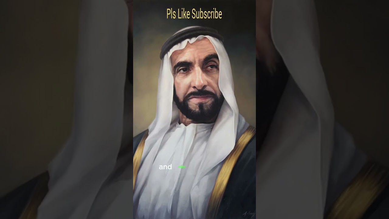 Sheikh Zayed Bin Sultan Al Nahyan, First president of UAE. A leader with so much wisdom.