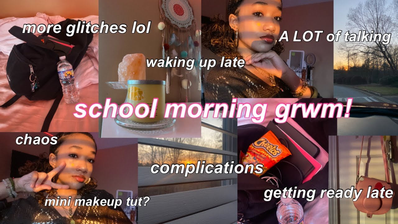 school morning grwm!