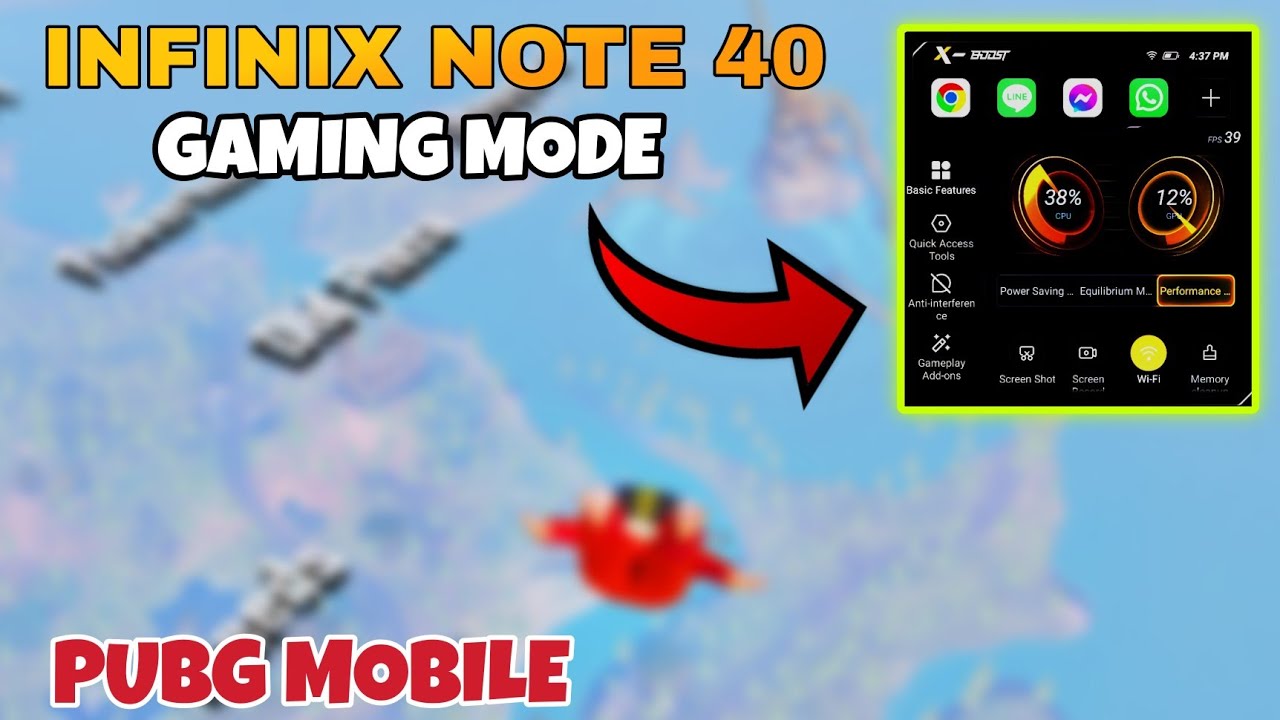 Infinix Note 40 X-Boost Mode Features For Gaming | Performance Mode - Bypass Charging - Magic Button
