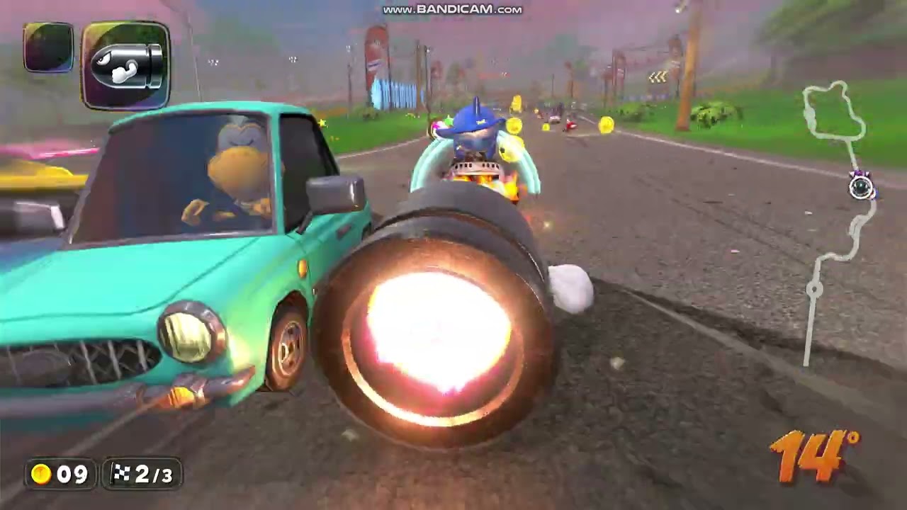 MARIO KART WORLD PEACH STADIUM TO MOO MOO MEADOWS AS AERO PEACH PART 39