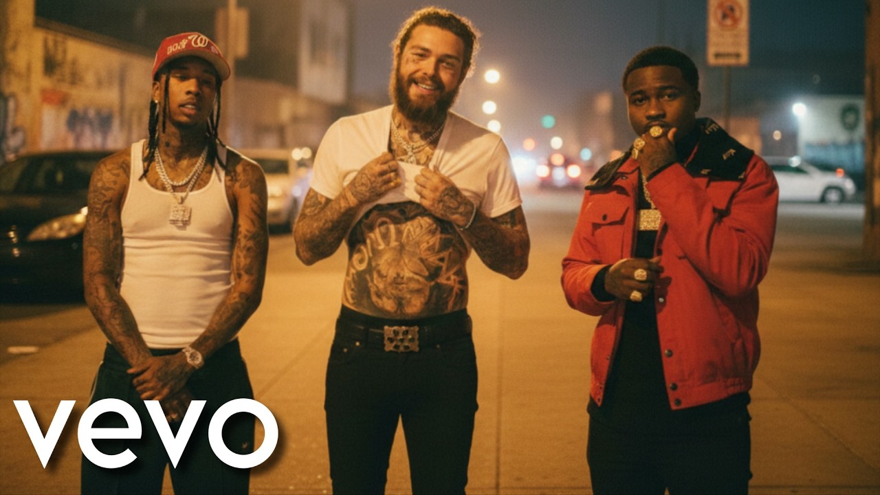 Roddy Ricch ft. Tyga, Post Malone - Midnight Motion (Lyrics) | 2026 Club Trap Anthem