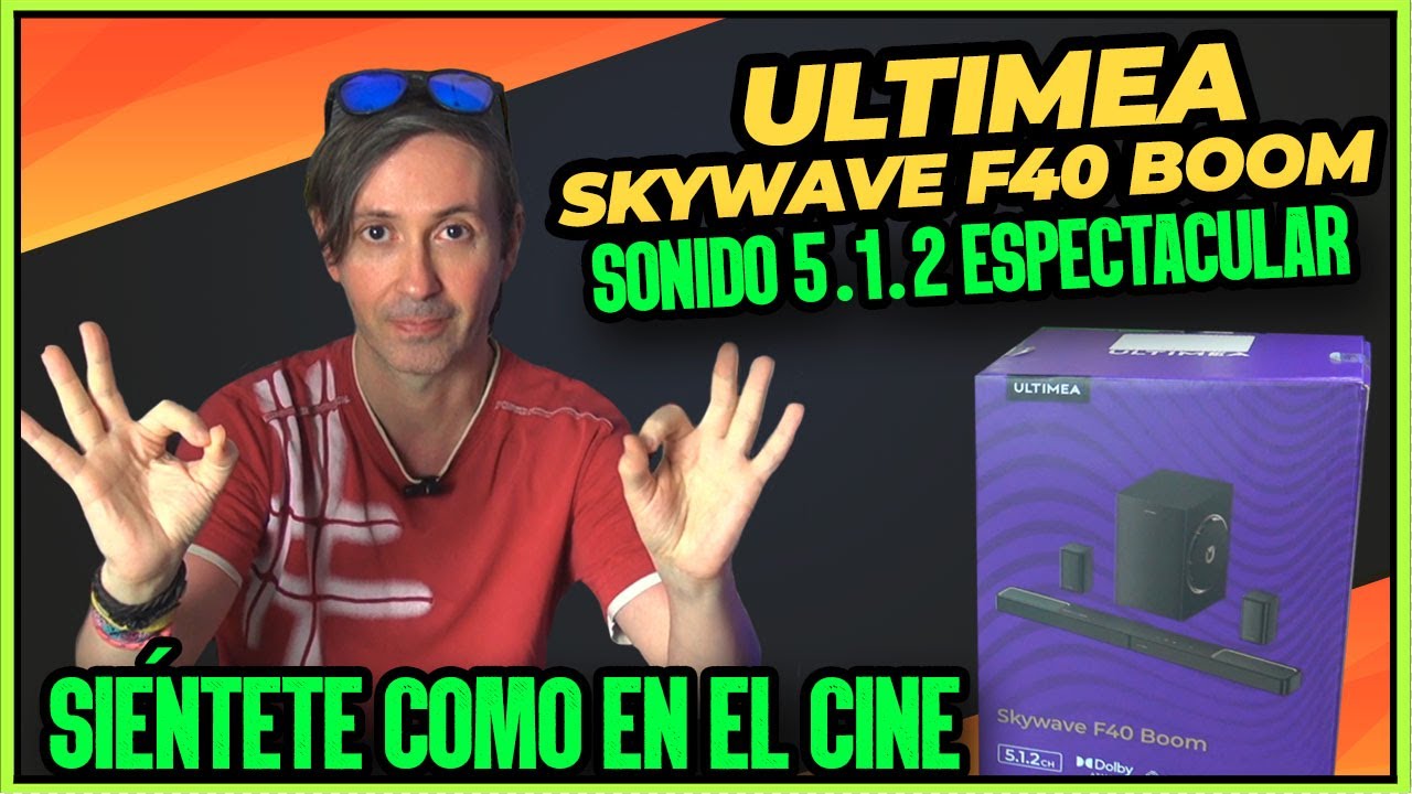 REVIEW ULTIMEA SKYWAVE F40 BOOM, BARRA DE SONIDO 5.1.2 CON UN SONIDO ENVOLVENTE ¡ESPECTACULAR!