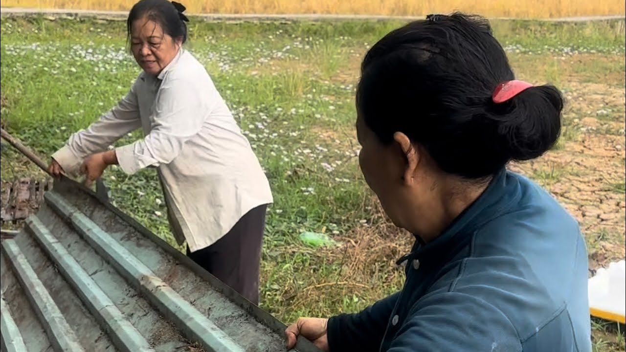 Mẹ với Bác 5 làm Bồ bạc hà 