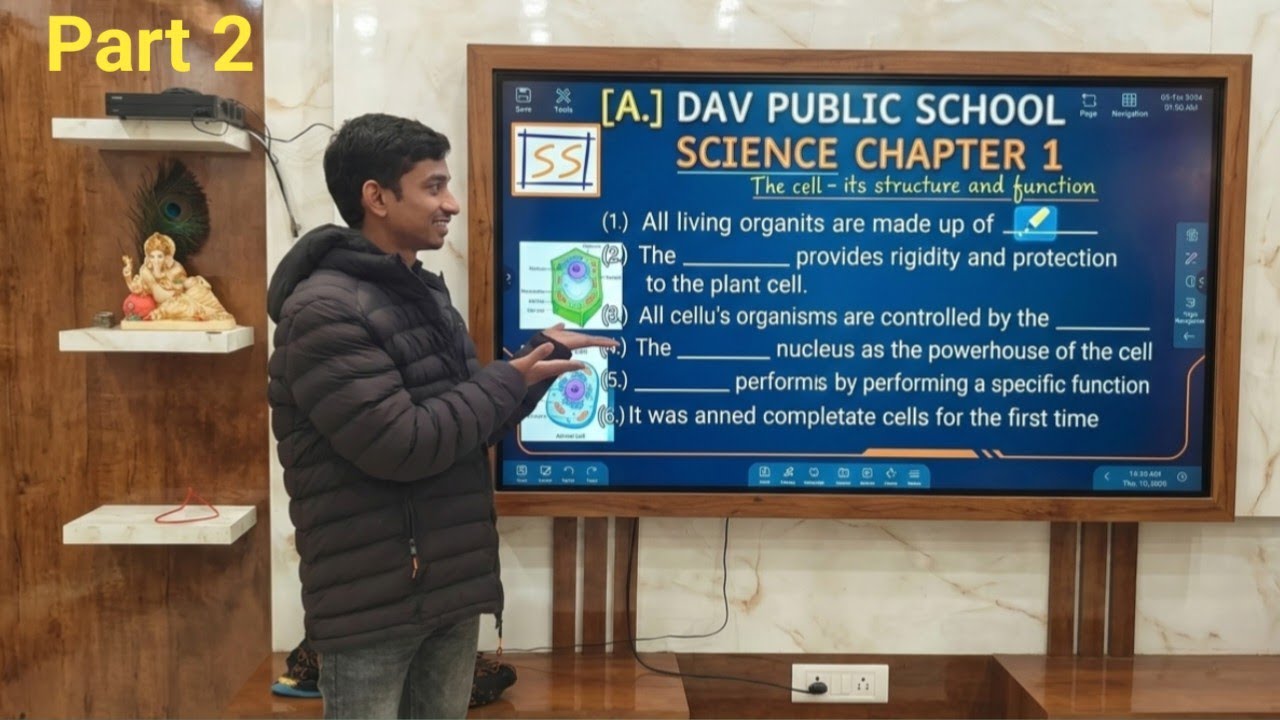 The cell - it's structure and function / CBSE / CLASS VIII / DAV PUBLIC SCHOOL 