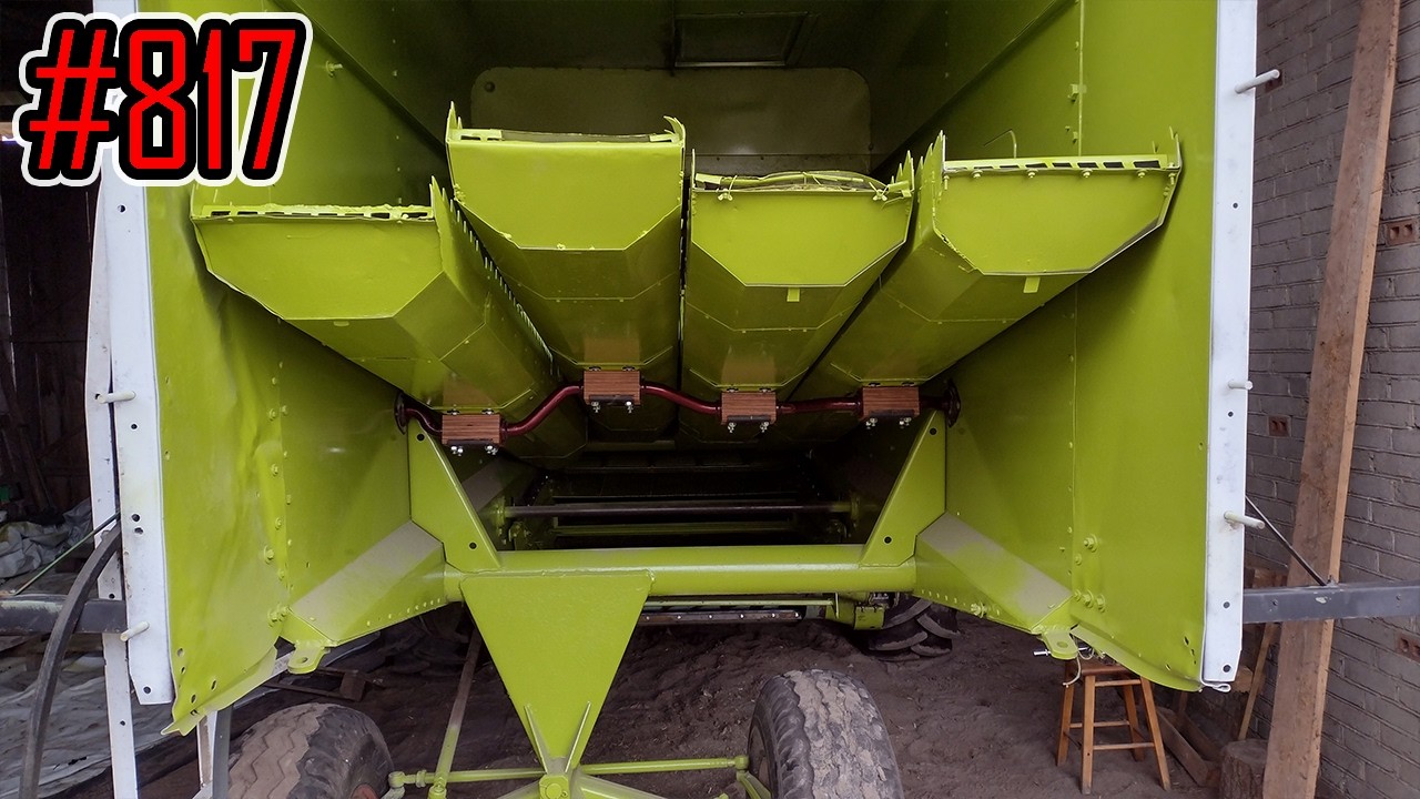 Malowanie kombajnu Claas Matador Gigant - wytrząsacze i podsiewacz #817