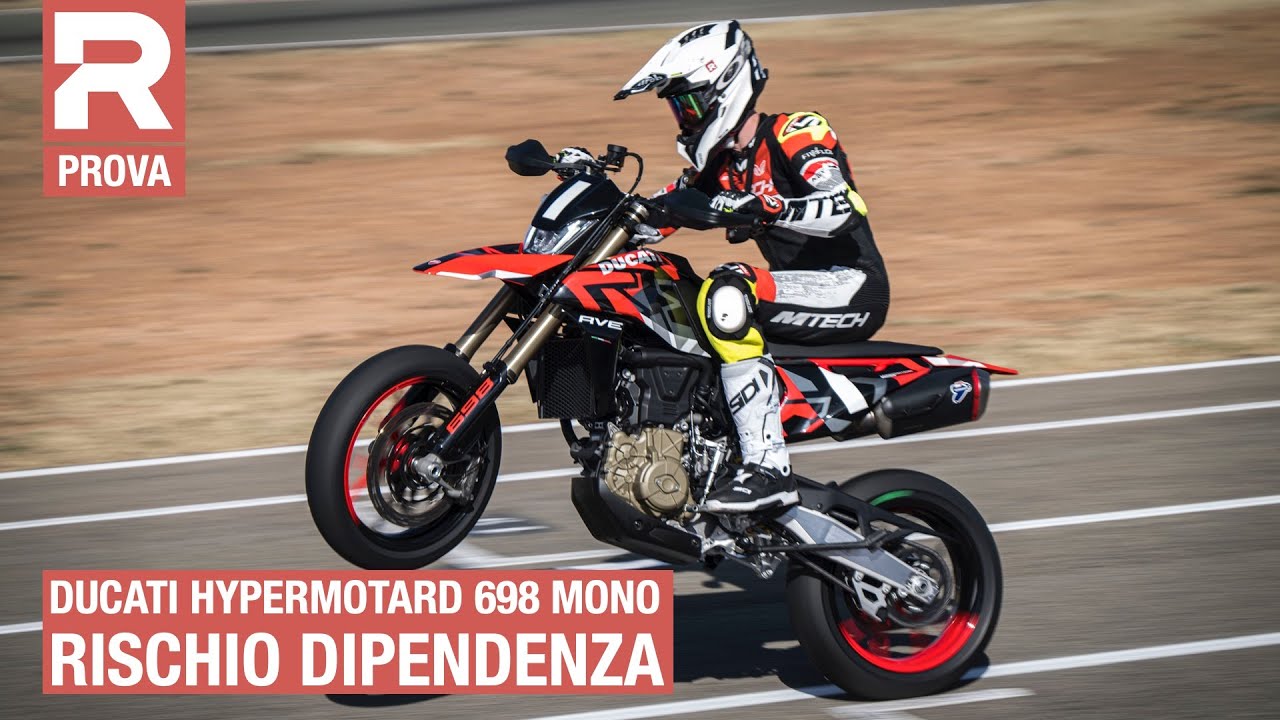 Ducati Hypermotard 698 Mono 2024: prova della maxi motard con il monocilindrico più potente di tutti