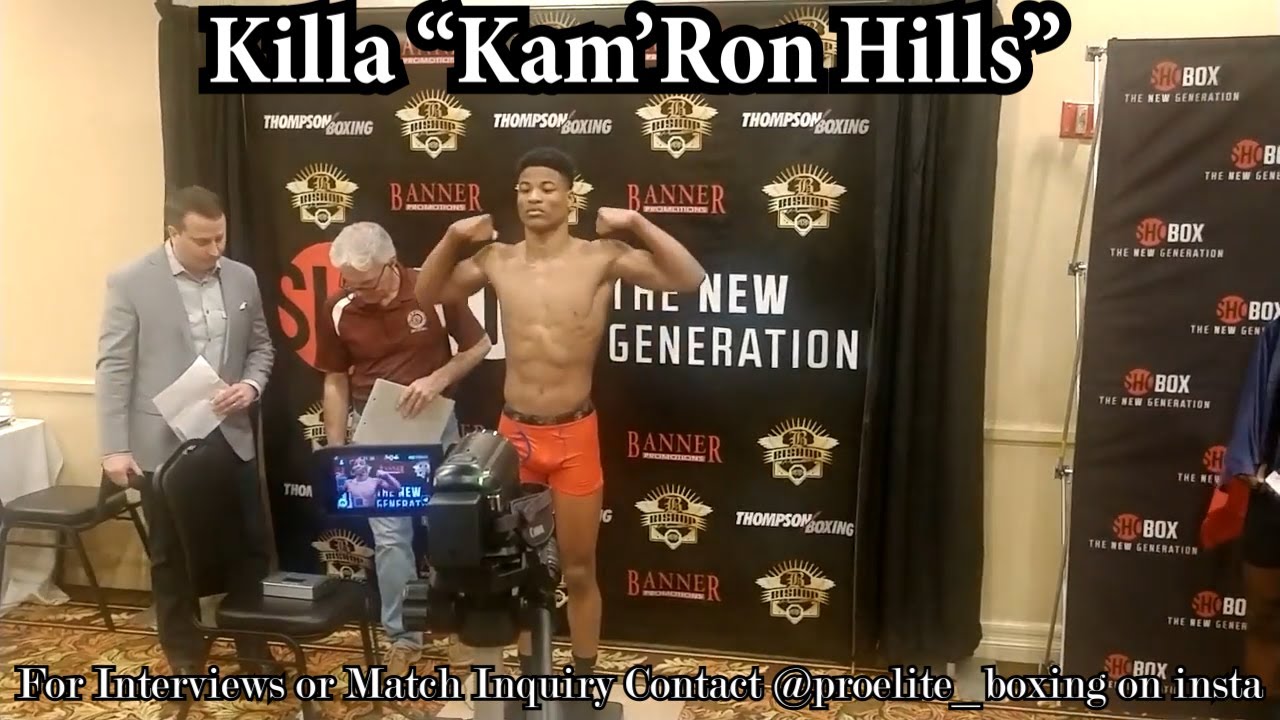 Killa Kam'Ron Hills (Pro-Debut) vs Gladimir Jacinto