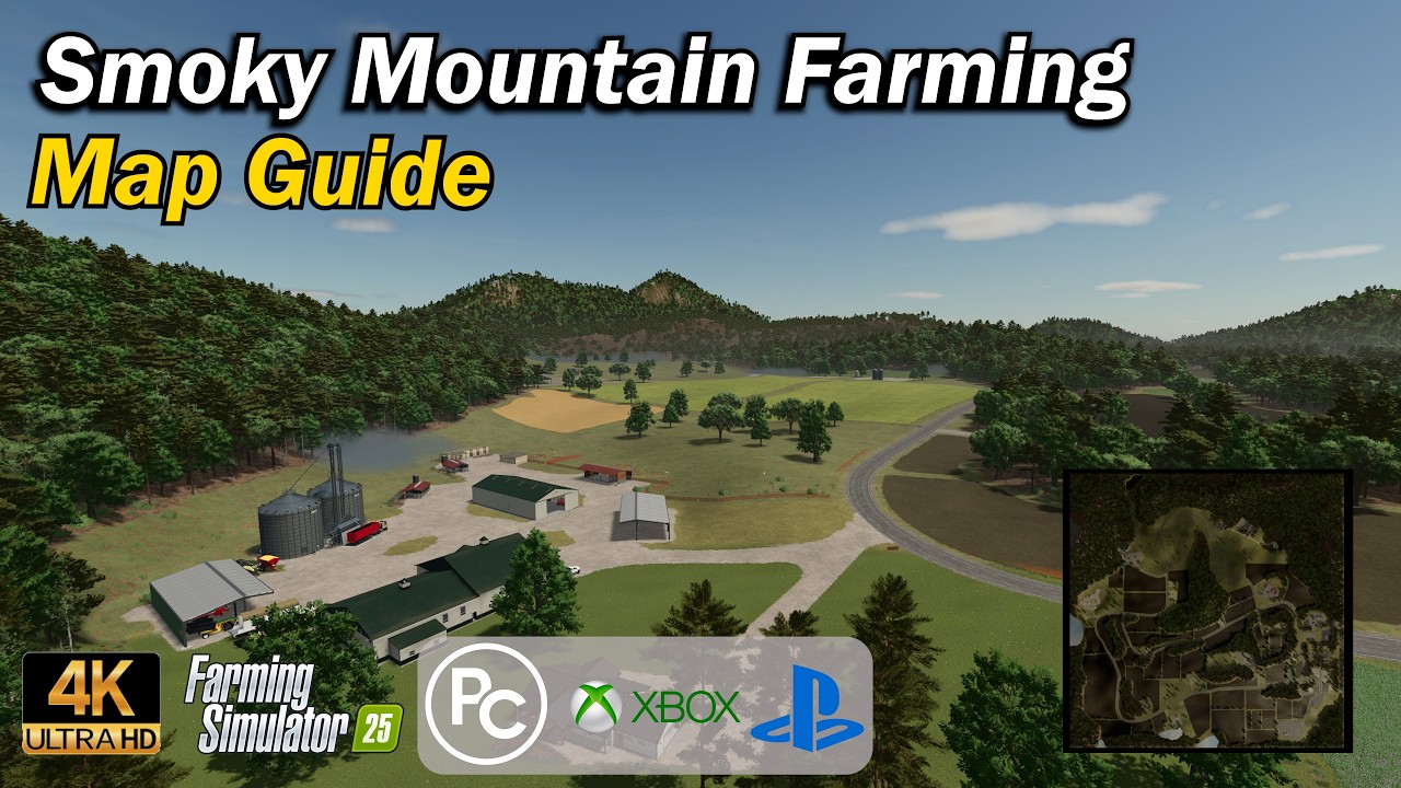 Smoky Mountain Farming | Map Guide | Farming Simulator 25