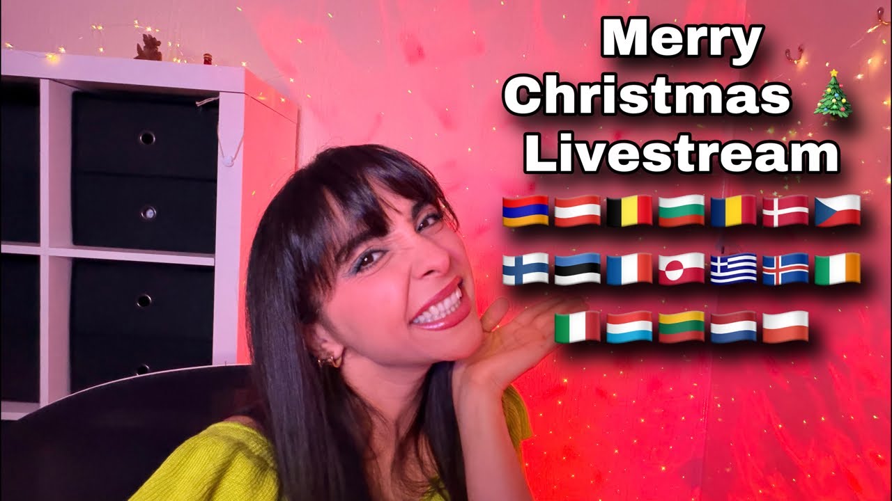 ASMR Cozy Rain & Soft Talking ☔ Christmas Traditions in Different Countries