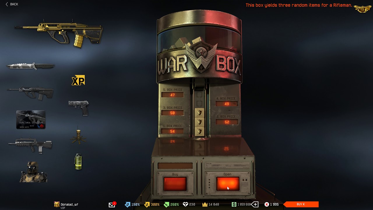 Warface 4K Opening Box Maxim +Bonus