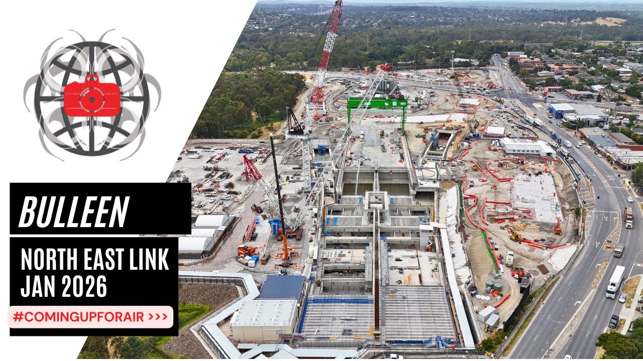 North East Link @ Banksia Park Bulleen // Update Jan 2026