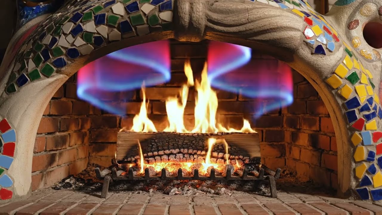 Barcelona relaxing fire