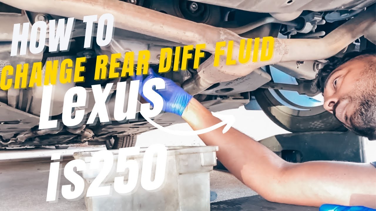 Changing Rear Differential Fluid on my Lexus is250!
