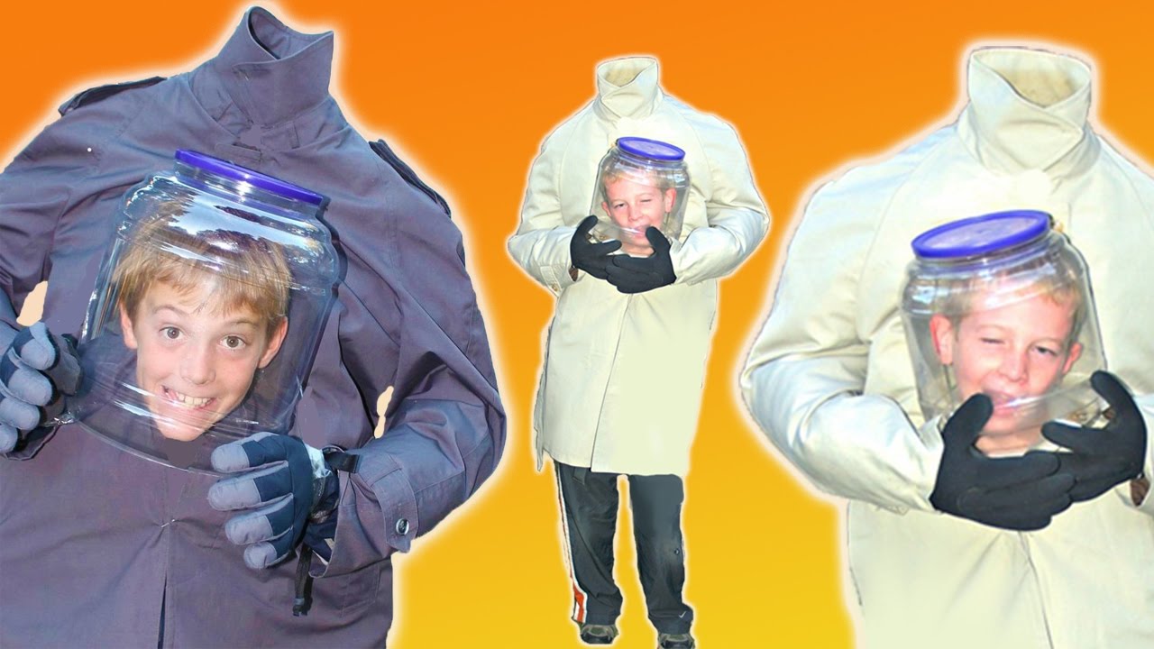 DIY Headless Halloween Costume | 2017 How To Make Best Homemade Jar Head Costume