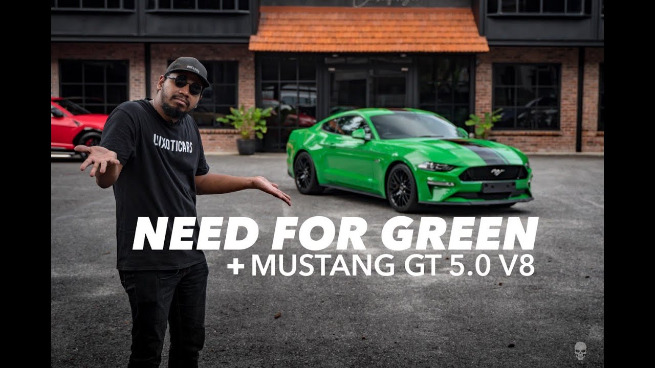 Finally! Need For Green Ford Mustang GT 5.0 V8 has arrived!