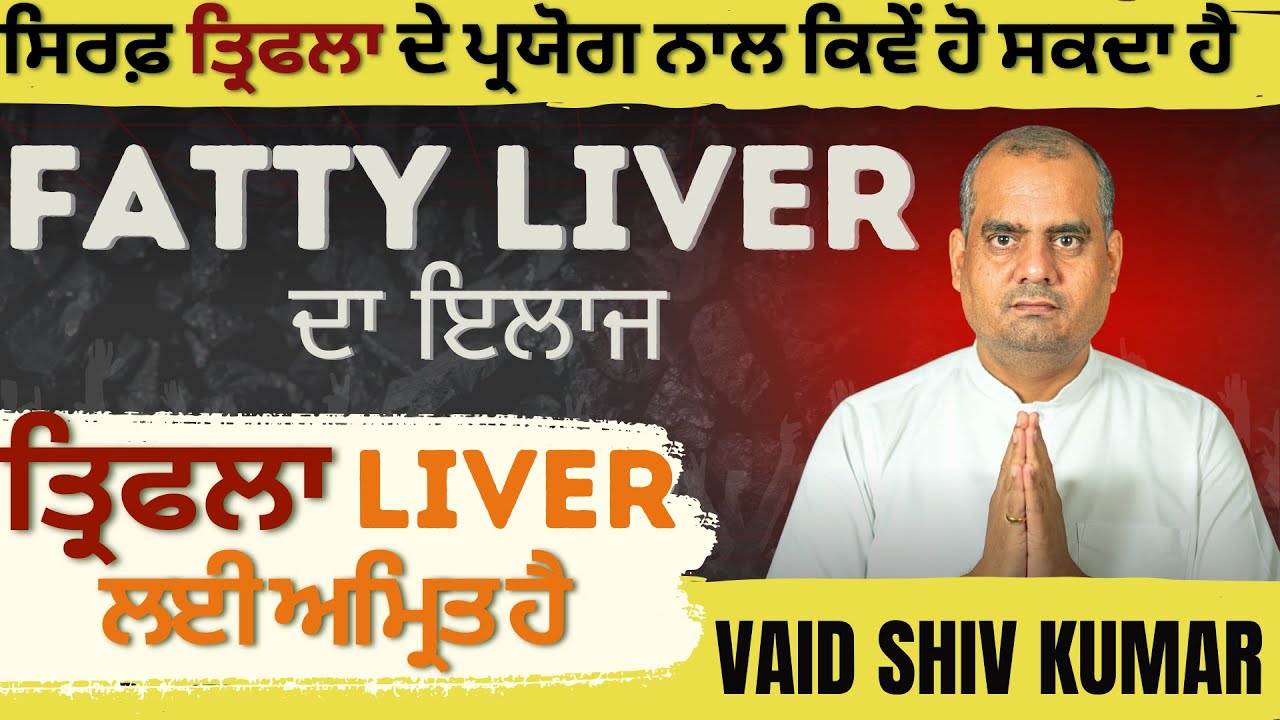 Fatty Liver ਦਾ ਇਲਾਜ਼ | ਤ੍ਰਿਫਲਾ ਹੈ ਲਿਵਰ ਲਈ ਅੰਮ੍ਰਿਤ | Vaid Shiv Kumar
