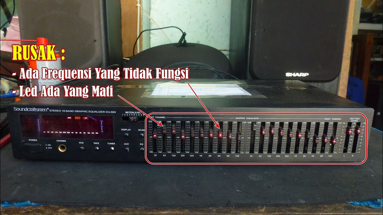 Soundcraftsmen Graphic Equalizer EQ550