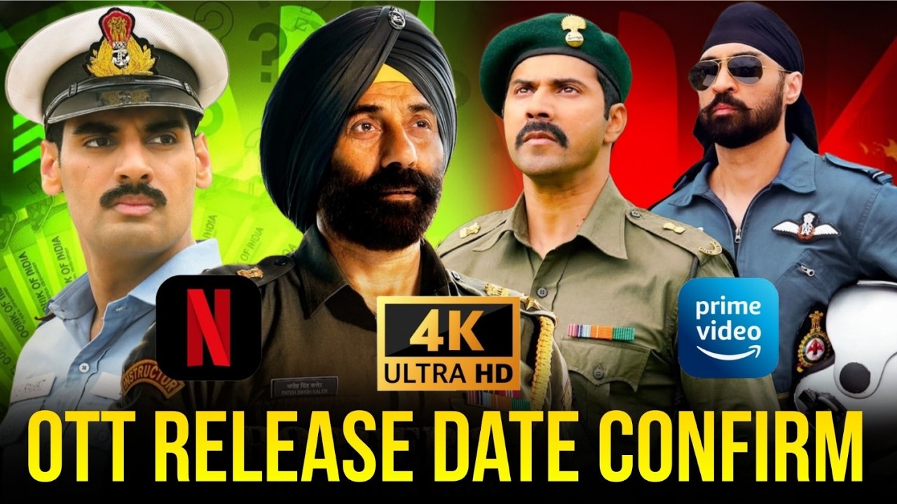 Border 2 Official OTT Release Date Out 🔥 Netflix Par Kab Aayegi Sunny Deol Ki Film?
