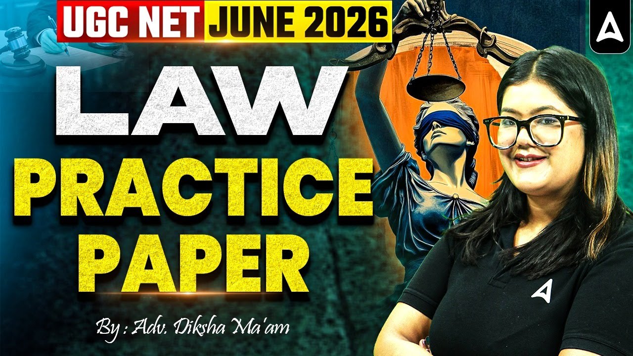 UGC NET Law | UGC NET Law Practice Paper | UGC NET Law Questions By Adv. Diksha Mam