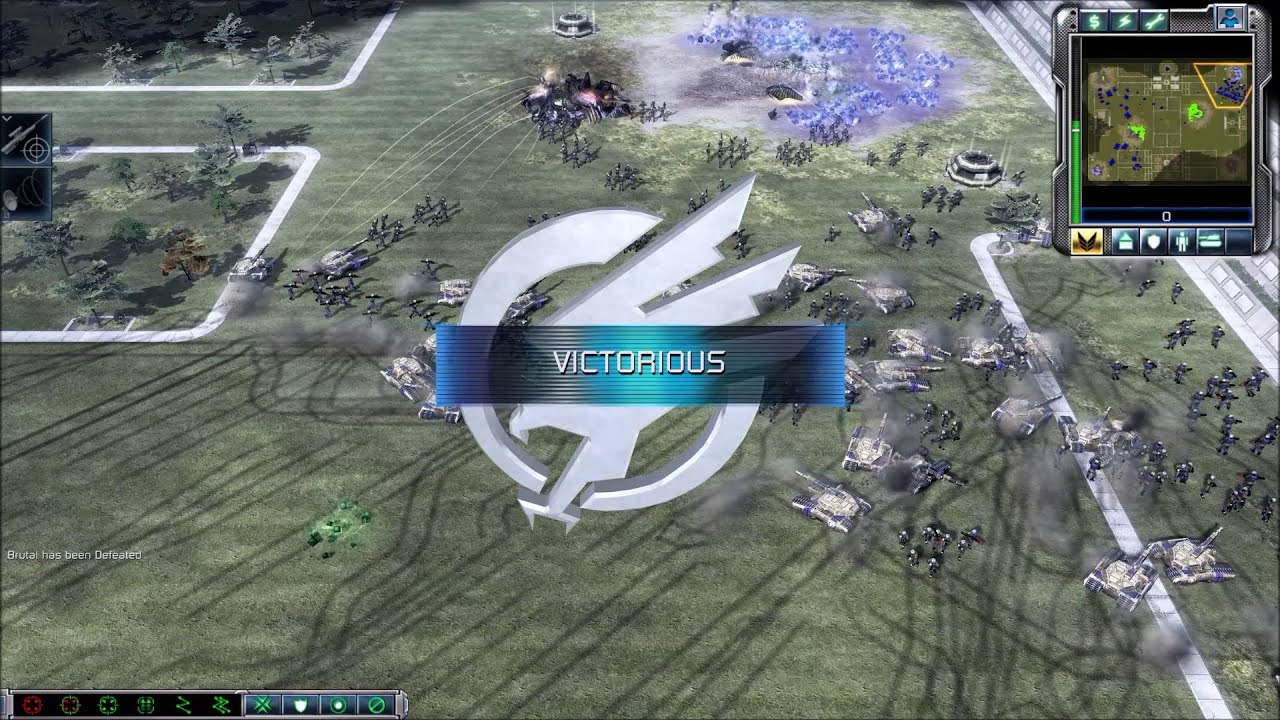 GDI vs Brutal Scrin Skirmish | Tournament Arena | Command & Conquer 3: Tiberium Wars Gameplay