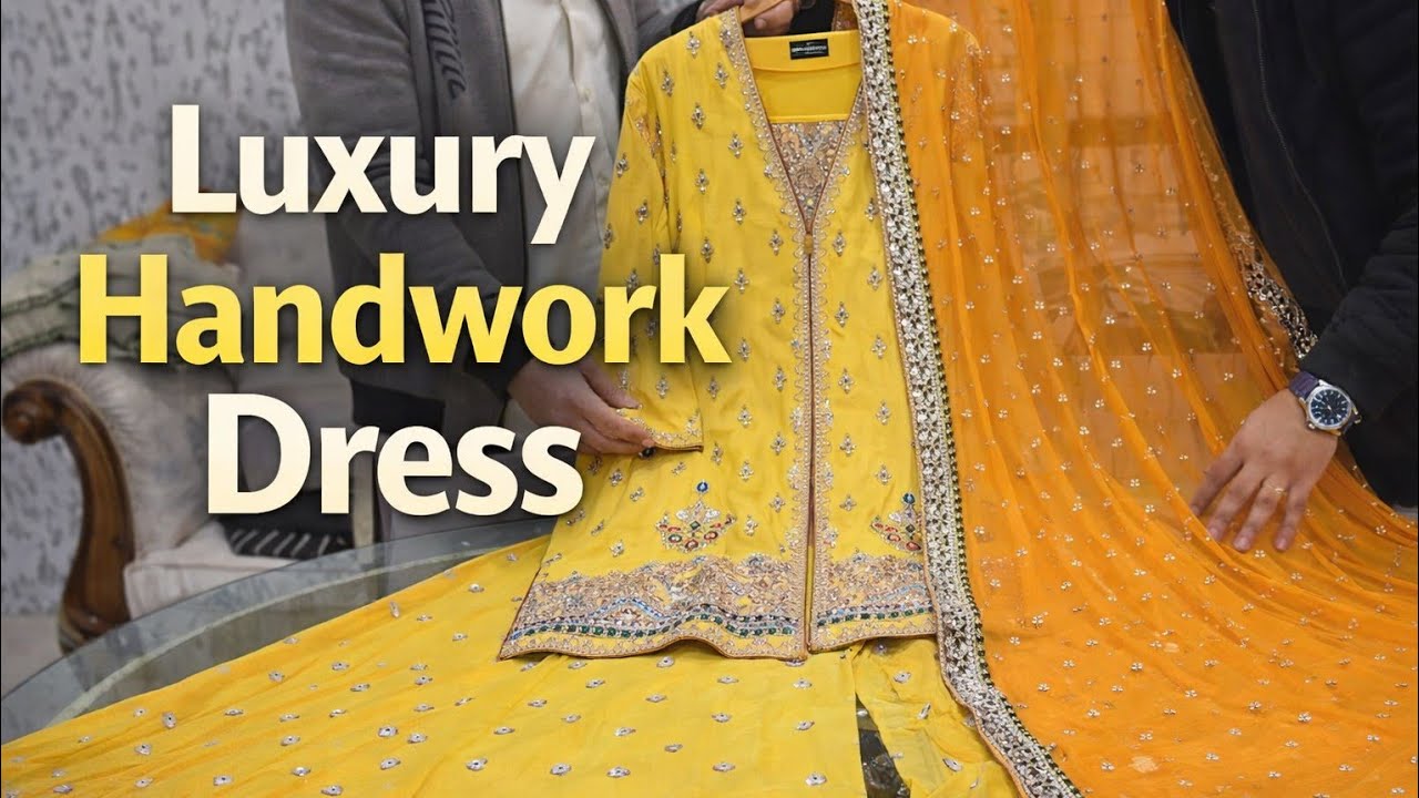 Hussain Rehar & Iqbal Hussain Inspired Pakistani Designer Dresses | Luxury Handwork 