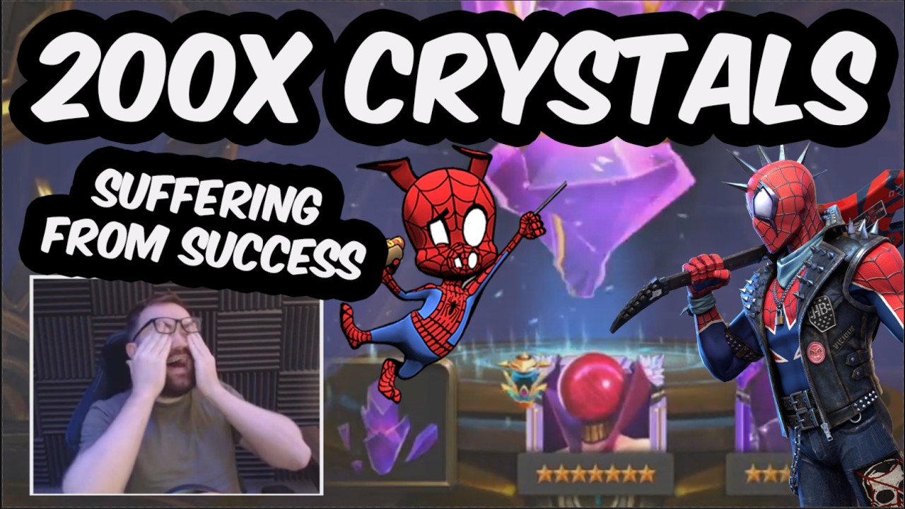 200x Spider-Ham Sizzling Summer Sale Crystal Opening 7 STAR ASCENDED?! - Marvel Contest of Champions