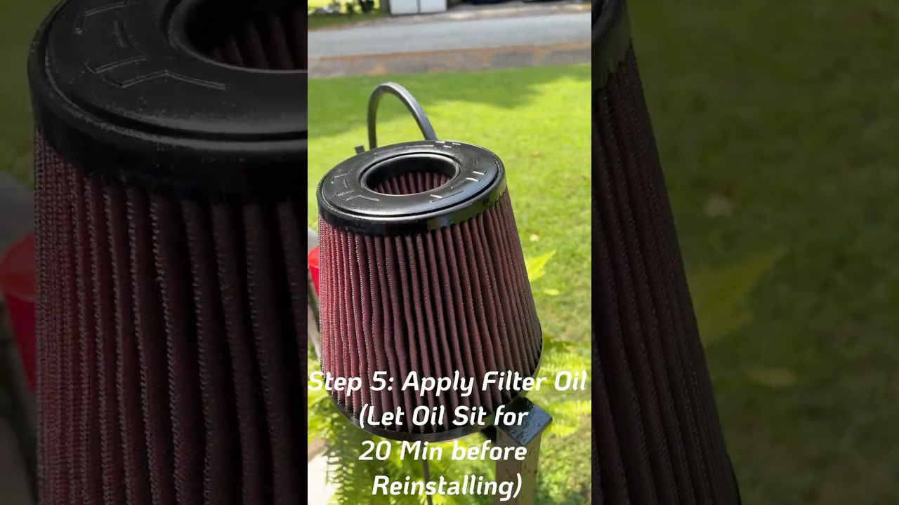 How to Clean JLT Cold Air Intake Filter #jlt #dodge #howto #cai #cars #coldairintake #asmr