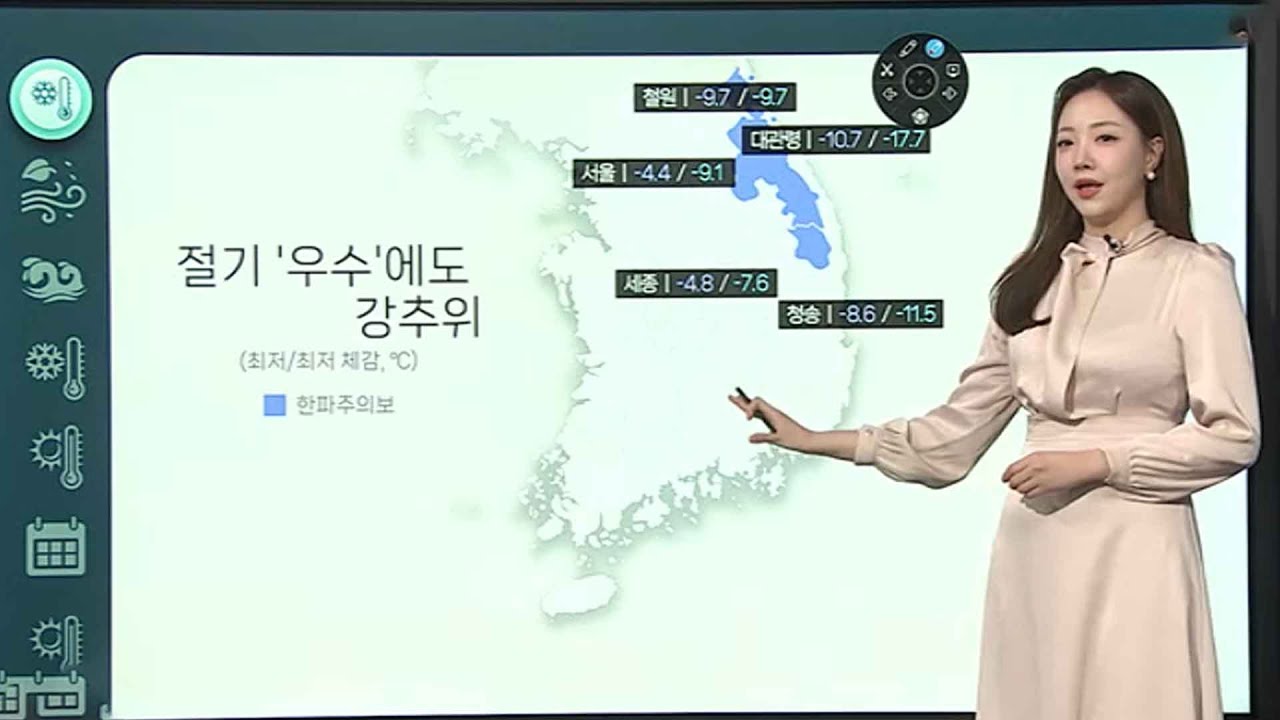 [날씨클릭] 절기 ‘우수’에도 강추위…찬 바람에 체감온도 ‘뚝’ / 연합뉴스TV (YonhapnewsTV)