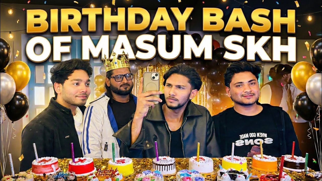 GRAND BIRTHDAY CELEBRATION OF MASUM SKH! 🎂👑 #MasumSkh #PartyTime #BirthdayBoy #celebration 