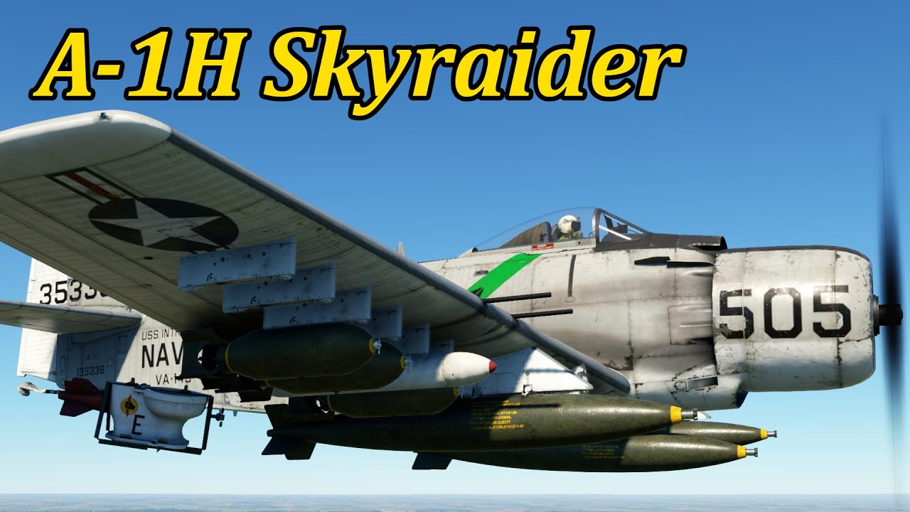 Czas na g&oacute;wnianą bombę | A-1H Skyraider