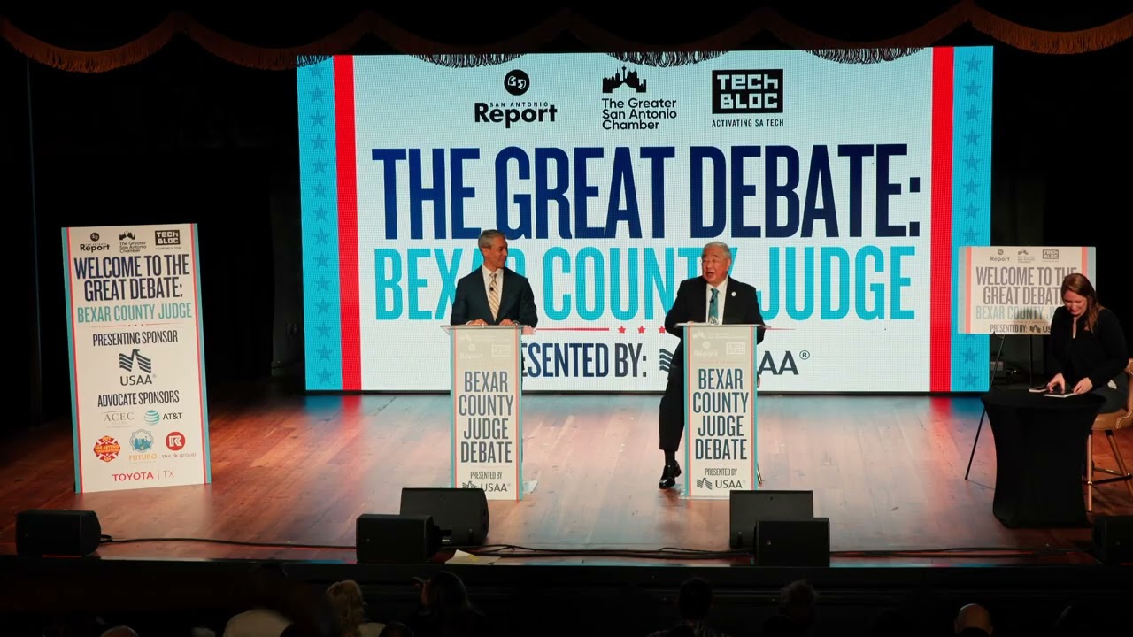 Democratic Bexar County judge primary debate at Stable Hall
