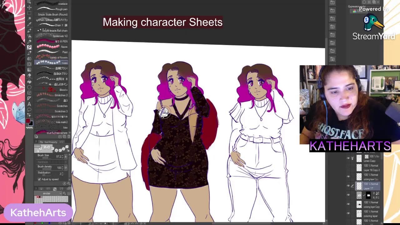 Making Character Sheets| For my Novel ROSES AND SEASHELLS