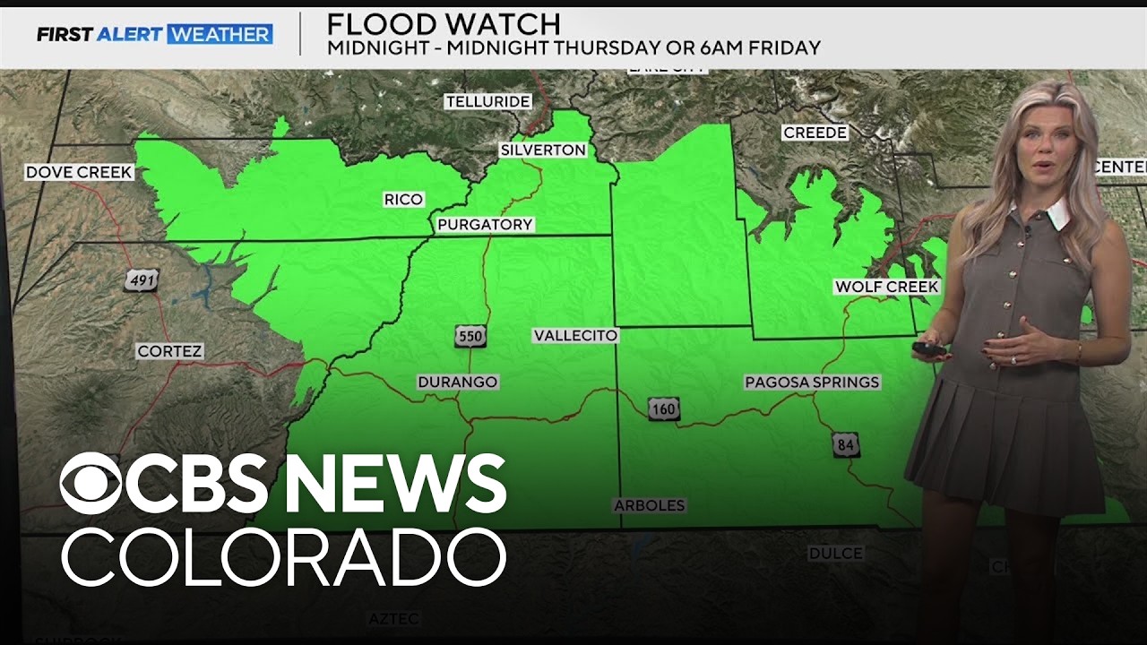 Major influx in moisture coming for parts of Colorado