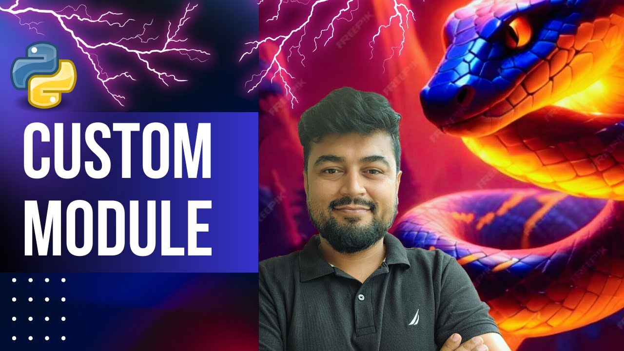 #52 Python Tutorial for Beginners | Custom module with example | Hindi