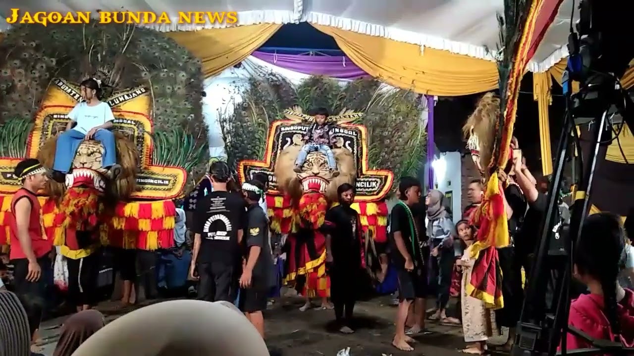 New.Impen impenan versi reog Singo Putra Manunggal hajat bpk Selamet & ibu Jamila kaliwungu/Tempeh.