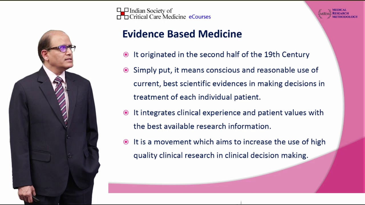 Five Step Approach to Evidence Based Medicine (EBM) - Dr. Rajesh Pande - MRM