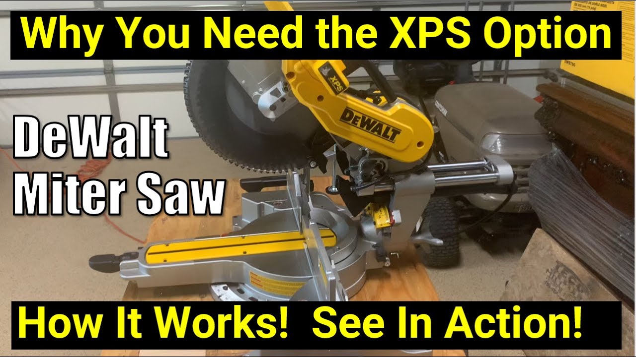 ✅ Торцовочная пила DeWalt ● Почему опция XPS имеет значение!