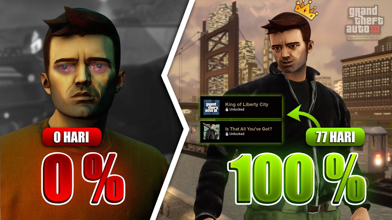 Gue main dari 0 sampe 100% TAMAT + FULL ACHIEVMENT di GTA 3 Remaster