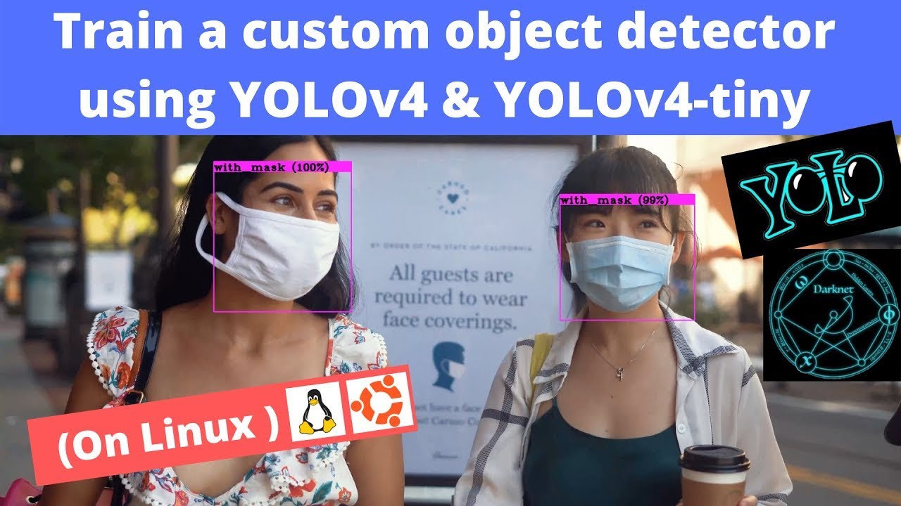 Train a custom object detector using YOLOv4 and YOLOv4-tiny (on Linux system)