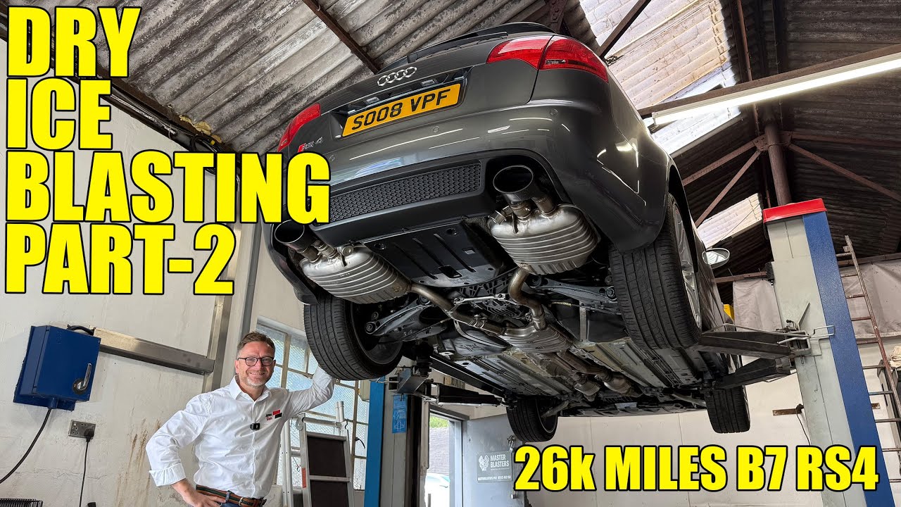 Audi B7 RS4 Avant - Dry Ice Blasting Part 2 - The Results!!!