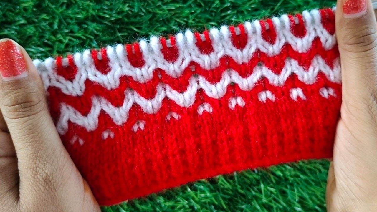 Sweater Design ❤️ Double Colour Sweater Design Very Easy And Beautiful ❤️
