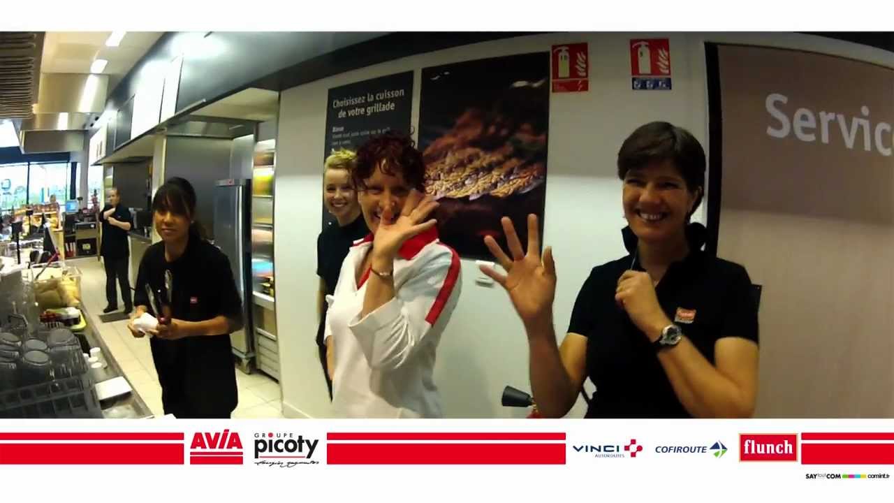 Inauguration de l'aire de Villandry - A85 - AVIA - Groupe Picoty - cofiroute - vinci - flunch