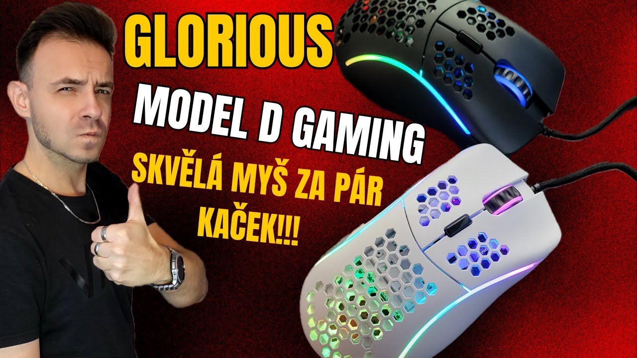 Luxusní Herní Myš! Glorious Model D Gaming - Recenze 