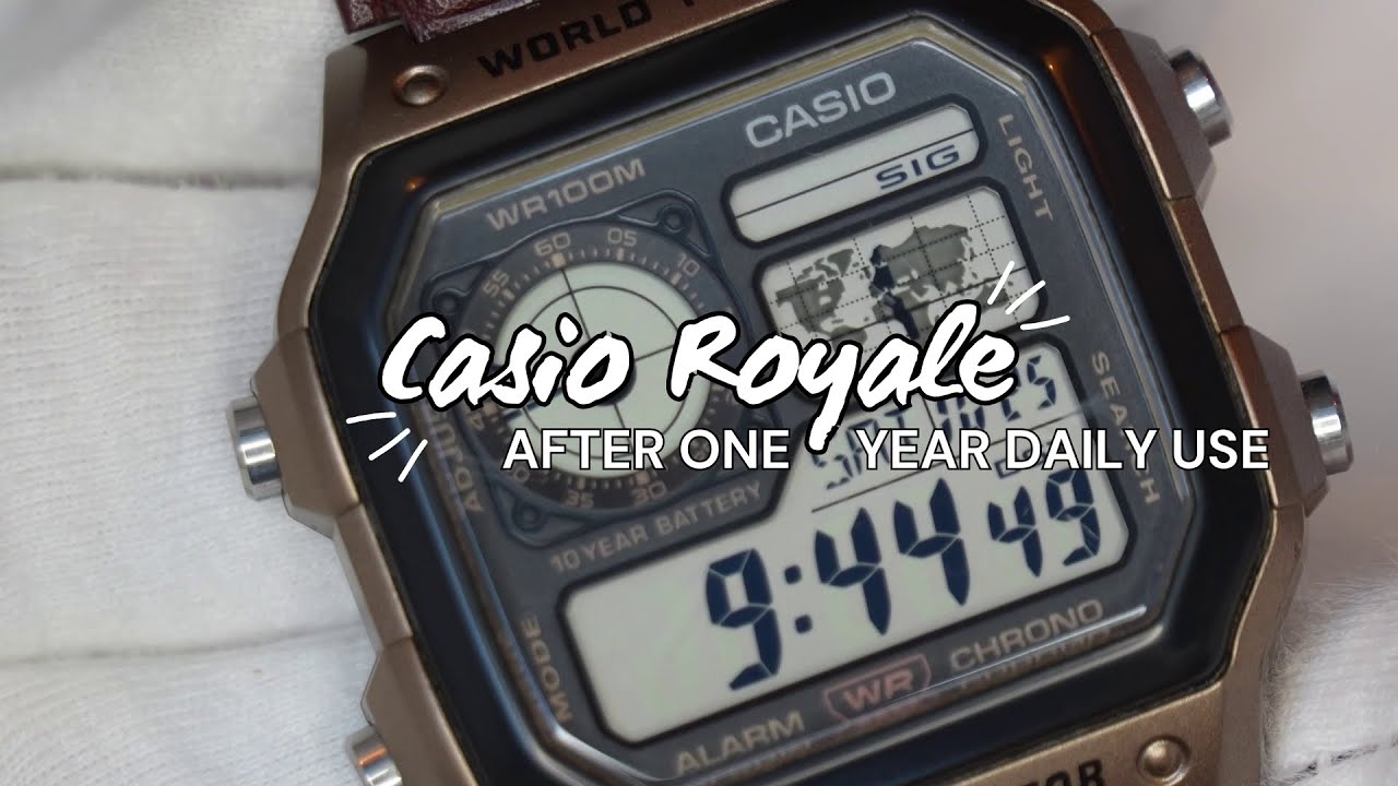 Casio Royale после 1 года ежедневного использования #casio #casioroyale #watches #casiowatches #a...