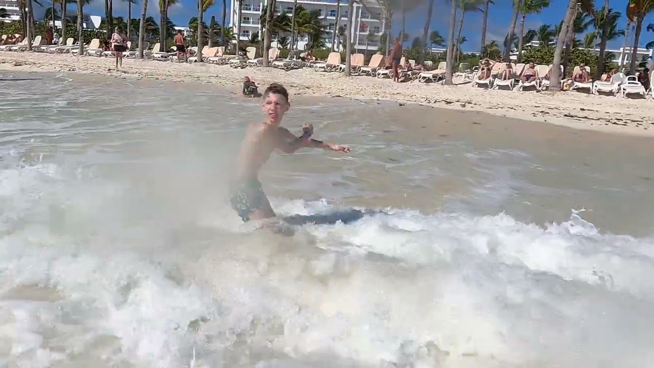 Hunter in the rough surf - Mexico February 2026