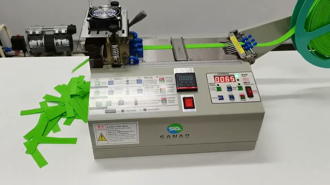 Automatic Polyester Belt Hot and Cold Tape Cutting Machine